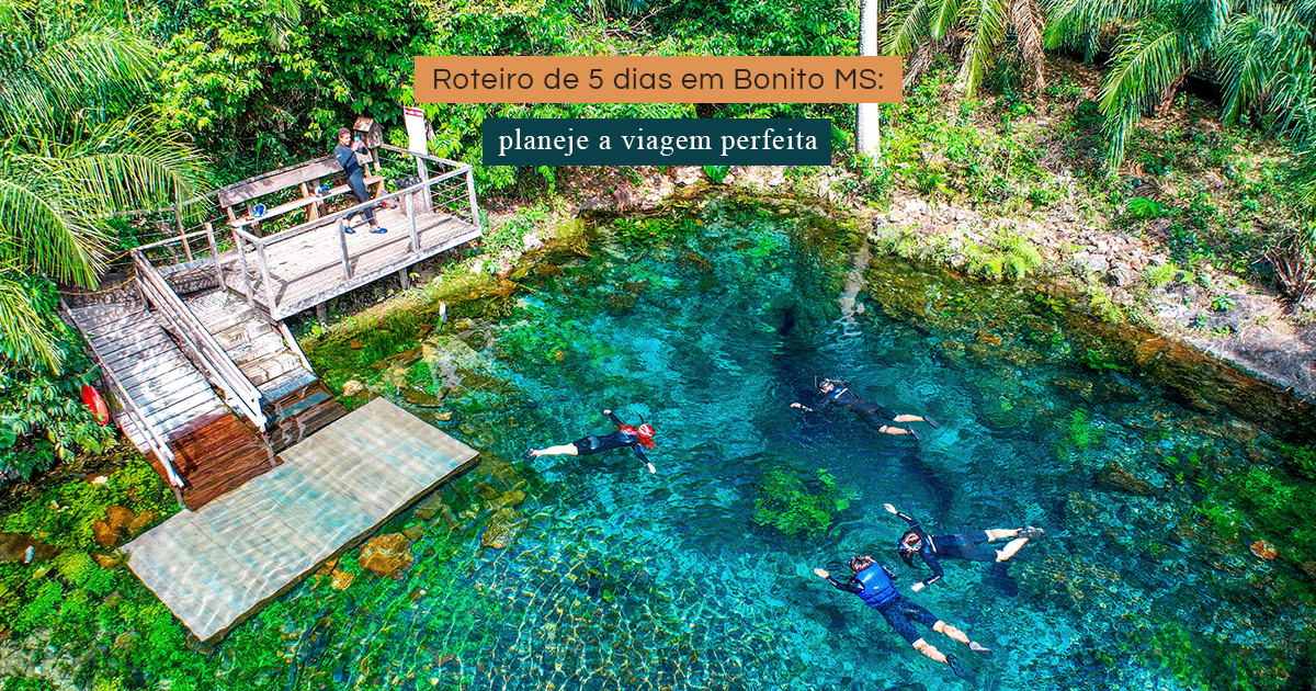 Roteiro de 5 dias em Bonito MS: planeje a viagem perfeita